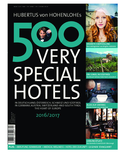 Hubertus von Hohenlohe 500 Very Special Hotels - März 2016